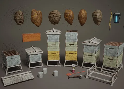 蜜蜂黄蜂苍蝇 - Critters VOL.1 - Bees Wasps Flies