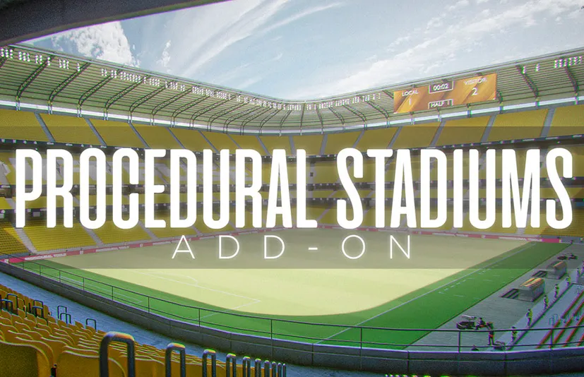 Blender插件 Procedural Stadiums 1.01一键生成体育场馆建筑型