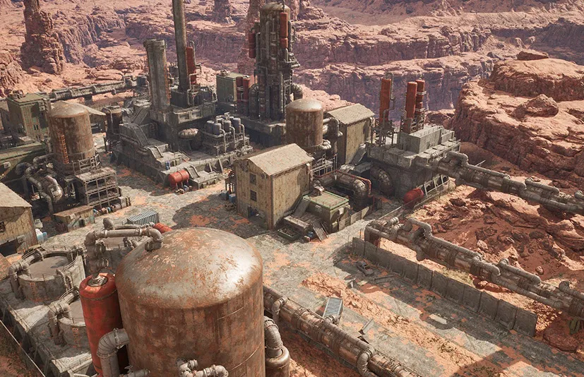 末日后启示录炼油厂 - Post Apocalyptic Refinery