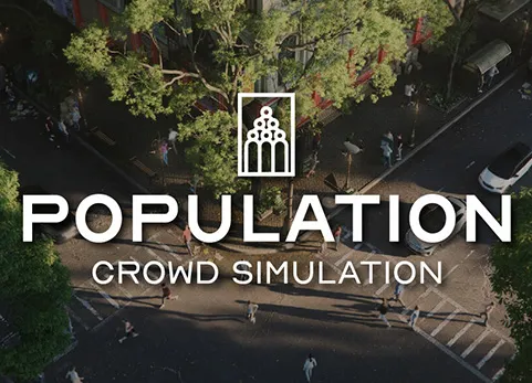 Blender插件 Population Pro 1.12 人口模拟人群扫描动作捕捉资产