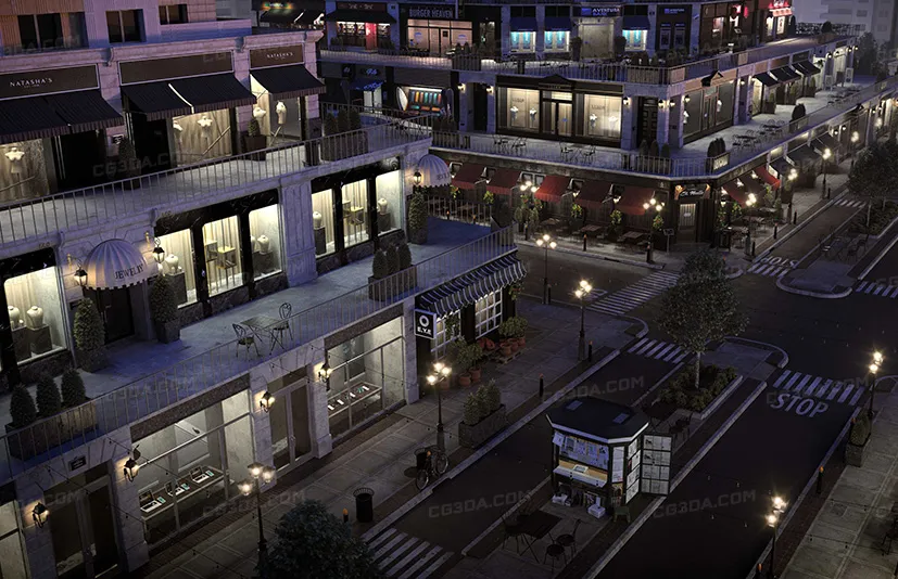 街道店面门店陈列-Storefronts