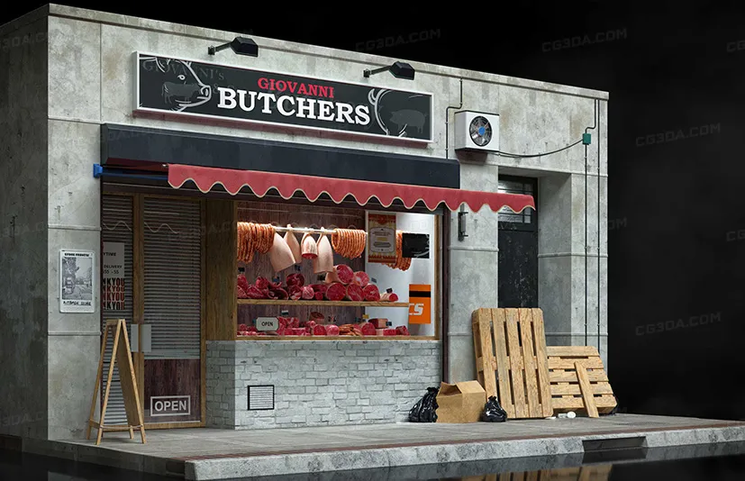 街道店面门店陈列-Storefronts