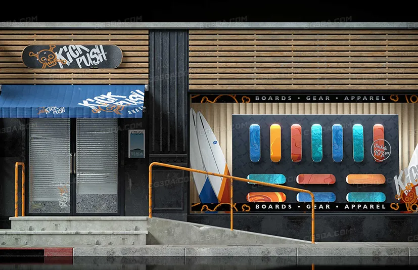 街道店面门店陈列-Storefronts
