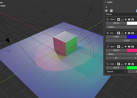 Blender专业灯光管理器 oh my lights v1.2.0