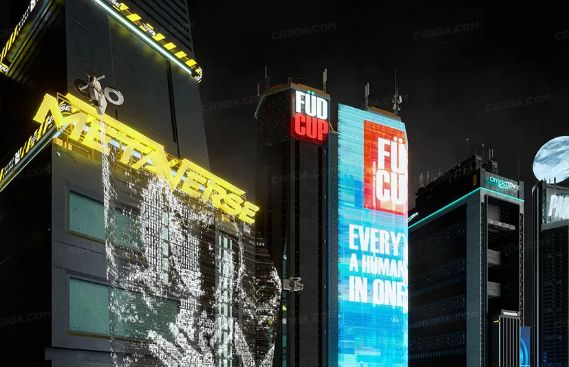 赛博朋克建筑模型-Cyberpunk