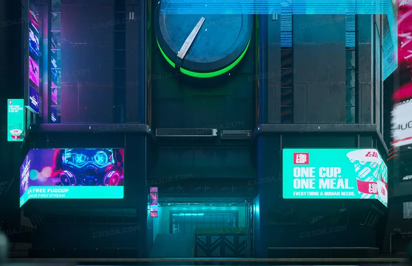 赛博朋克建筑模型-Cyberpunk