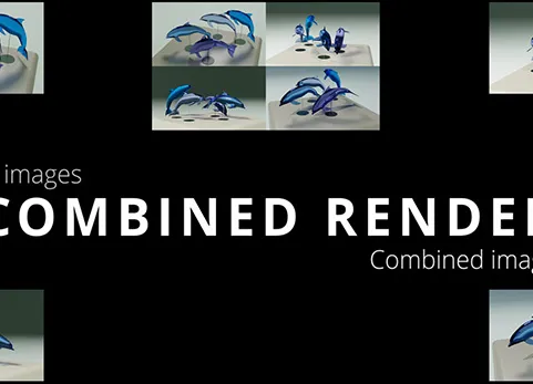 blender插件 Combined Render v1.0 多场景摄像机组合渲染