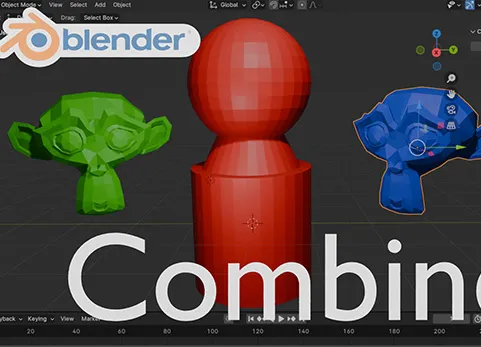 blender一键合并插件 - Combine v2