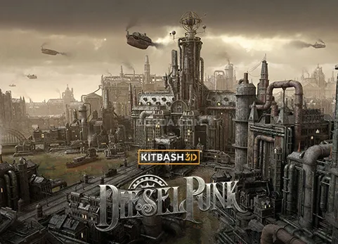 工业机械柴油朋克模型-DieselPunk
