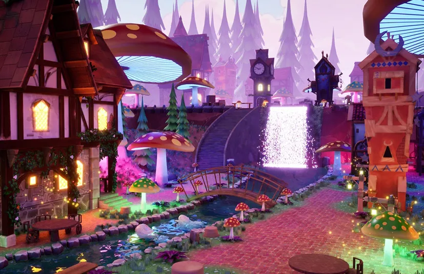 风格化梦幻之城场景模型 - City Of Dream