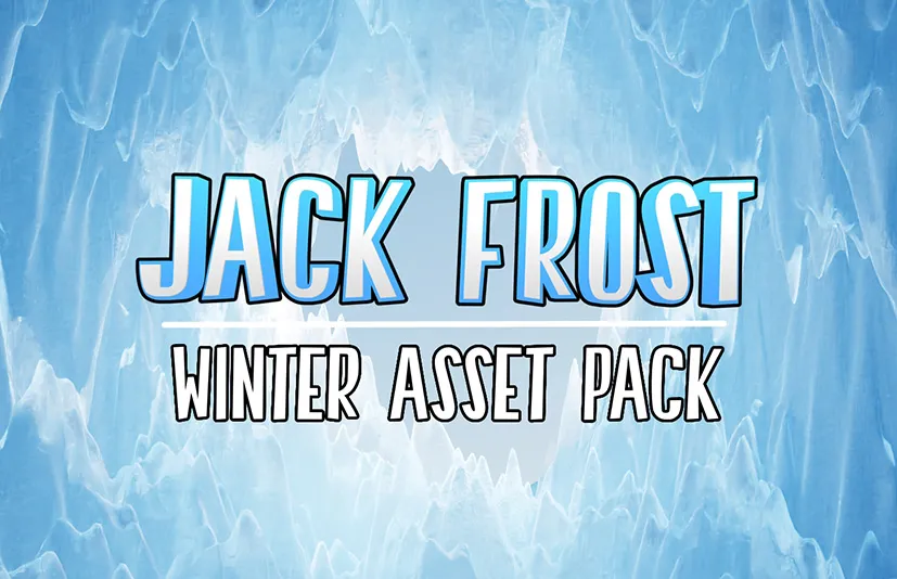 Blender插件 Jack Frost - Winter Asset Pack v1.43 冬季雪冰霜冻材质落雪花预设资产包