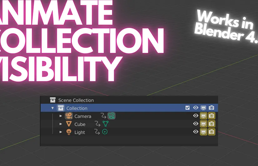 blender动画集合可见性插件 - Animate Collection Visibility v1.1