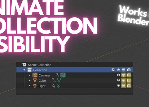 blender动画集合可见性插件 - Animate Collection Visibility v1.1