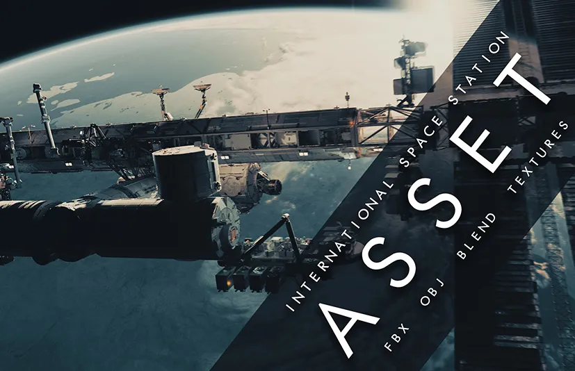 国际空间站3D模型 International Space Station