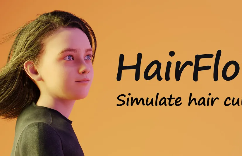 模拟Blender的新毛发系统 - Hairflow 1.2.2