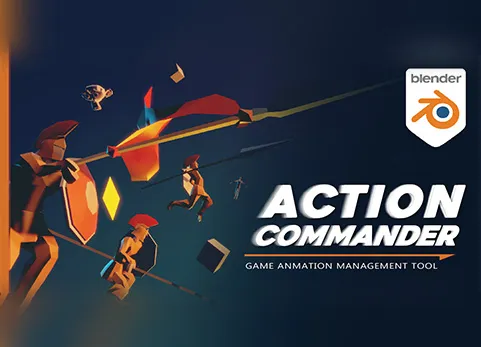 Blender游戏动画工具 - Action Commander v1.4
