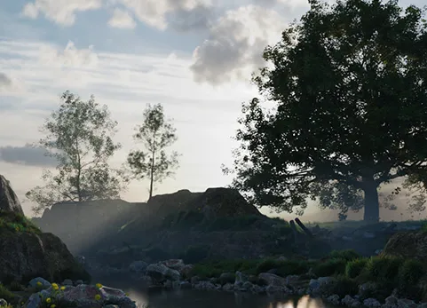 Blender三维雾生成插件 Alt Tab Easy Fog