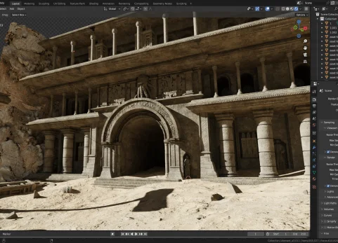 古代寺庙资源包 Ancient Temple Asset Pack