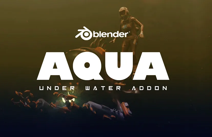 Blender水下模拟插件 - Aqua Under Water Addon v1.2.1