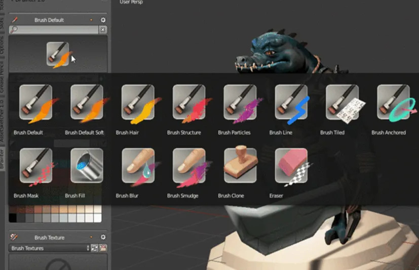 Blender贴图笔刷绘制插件 BPainter v2.0.19