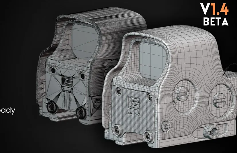 Blender布尔四边形拓扑插件 - Bqr Boolean Quad Ready