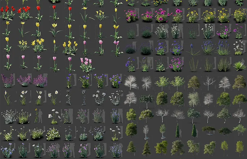 自然生态植物资产包+插件 - BagaPie v11.0.6