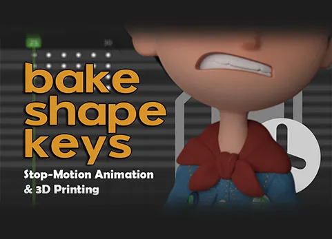 Blender烘焙形态键插件 - Bake Shape Keys v1.2