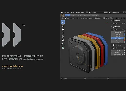 Blender智能数据批量管理工具 - Batch Operations v1.16