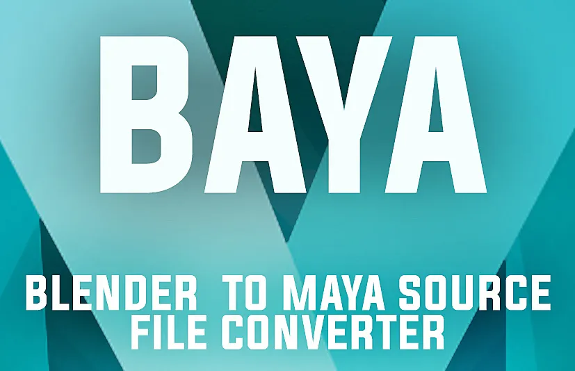Blender&Maya桥接插件 Baya - Blender To Maya Bridge v1.0