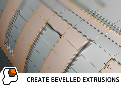 Blender挤出倒角凹槽插件 - bevelled_extrude v1.6.2