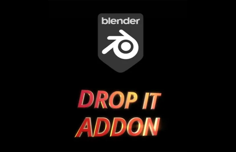 Blender放置插件落下插件 - Drop It v1.2