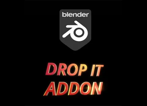 Blender放置插件落下插件 - Drop It v1.2