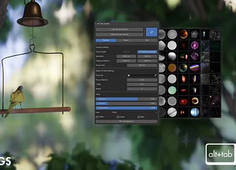 Blender摄像机虚焦景深插件 Alt Tab Camera V1.2.0