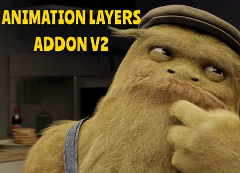 Blender图层控制动画插件 Animation Layers v2.1.9.7