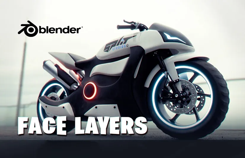 Blender图层绘制插件 - Face Layers Add-On
