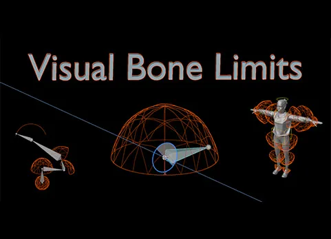 Blender可视骨骼限制约束到骨骼插件 - Visual Bone Limits