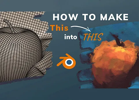 Blender预设 3D Illustration Shader 3.0风格化绘画插画水彩油画
