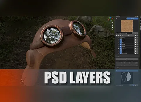 blender插件-PSD图层纹理绘制工具 Psd-Layers V1.5.2