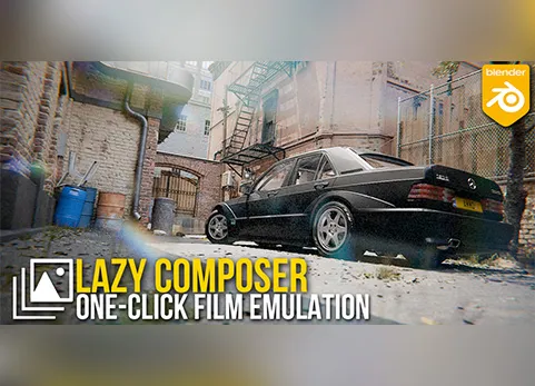 Blender渲染后期合成调节工具 - Lazy Composer