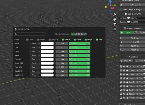 Blender灯光管理器 - lumos v3.0.2