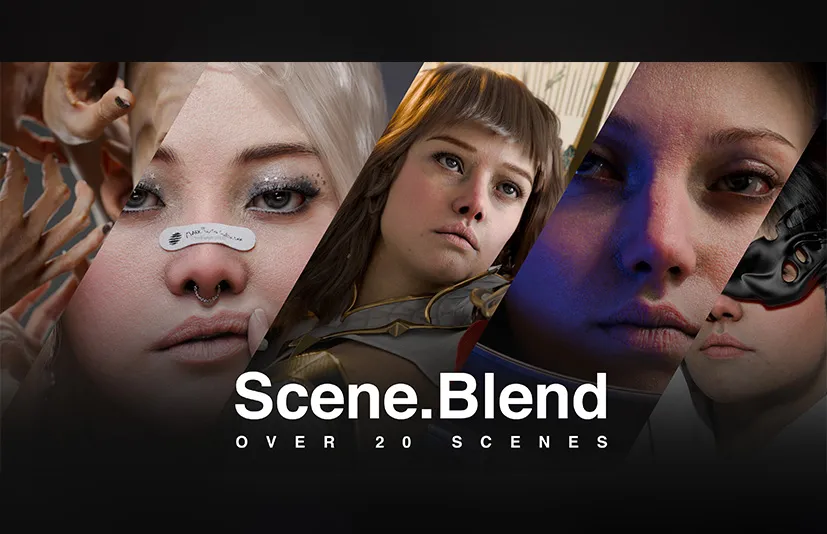 Blender适用于Globalskin和Humanify的超逼真场景 - Hyper Realistic Scenes For Globalskin And Humanify