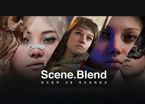 Blender适用于Globalskin和Humanify的超逼真场景 - Hyper Realistic Scenes For Globalskin And Humanify