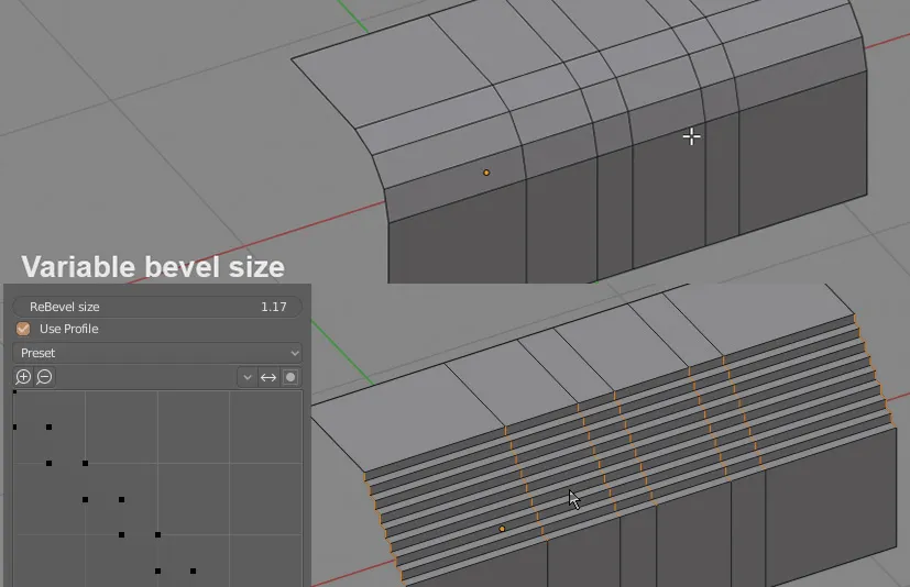 Blender增强再倒角建模工具循环边插件 - ReBevel v2.7