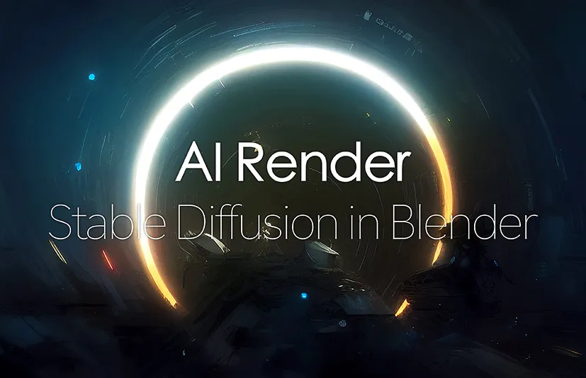 AI智能渲染插件 - Ai Render – Stable Diffusion In Blender v1.1.0