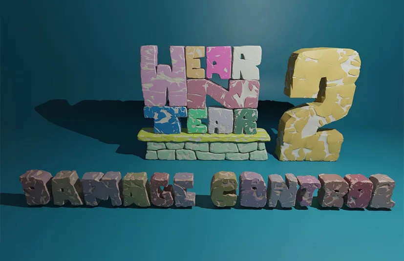 Blender全面损坏控制腐蚀磨损做旧插件 - Wear N' Tear 2.0