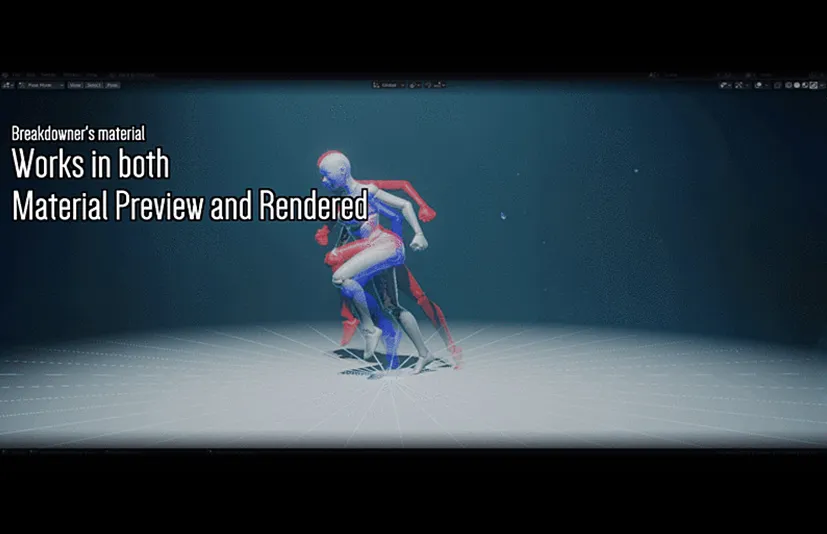 Blender动作残影插件 - Breakdowner V2.0
