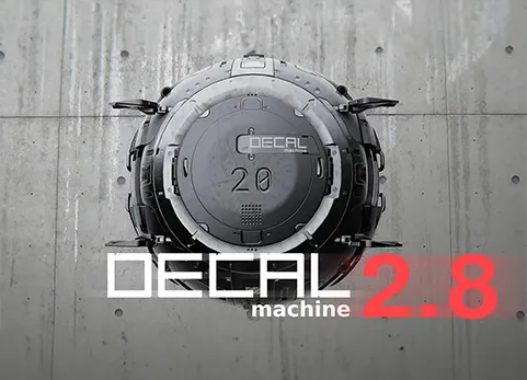 blender硬表面贴花机插件 - DECALmachine v2.13