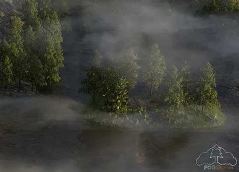Blender三维环境体积雾插件 Fog Planes v1.0.1