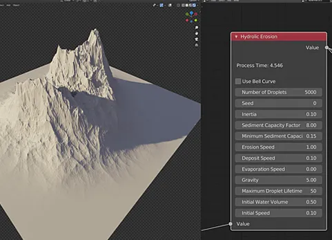 Blender节点自然地形生成插件 - Nodescapes v0.8