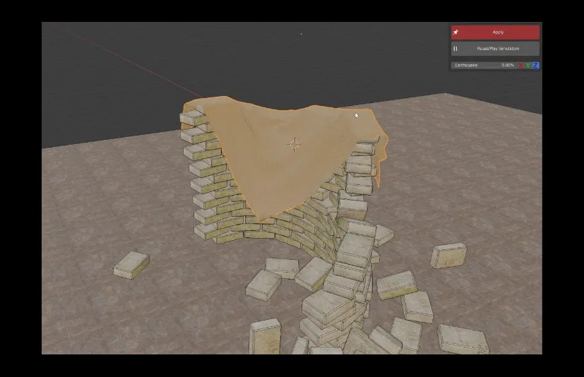 Blender插件-物体掉落碰撞放置插件 - Physics Dropper v1.2.0